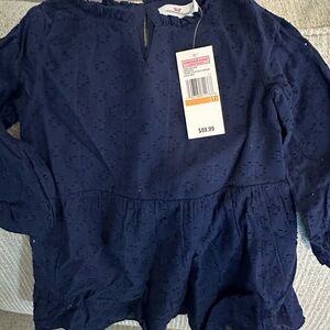 Vineyard Vines Navy Kids Casual Dress
